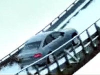 Audi A6: Výjezd po skokanském můstku